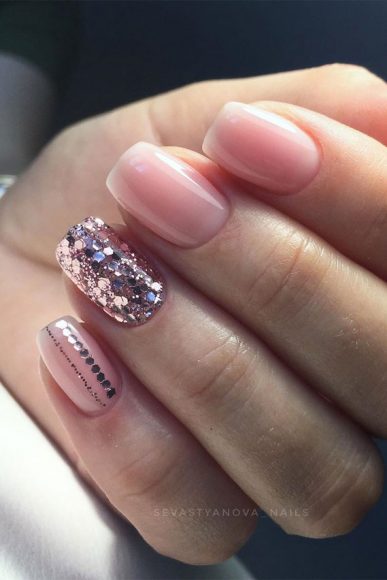 45 Pretty & Romantic Nail Design Ideas To Try