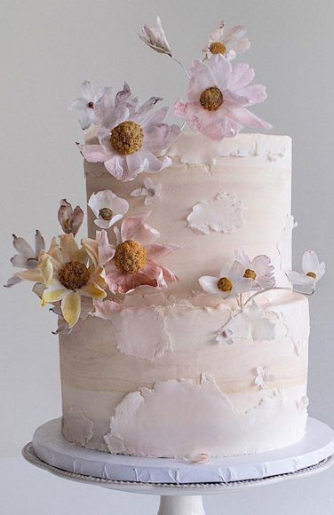 These wedding cakes are works of art