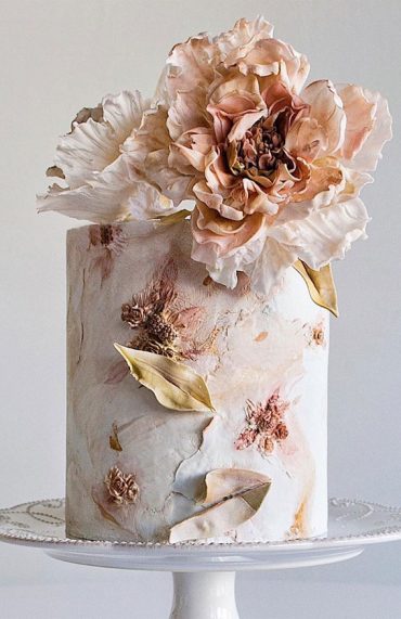 These wedding cakes are works of art