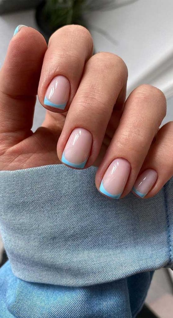 +32 Gorgeous Nail Art Designs - Modern French Nails