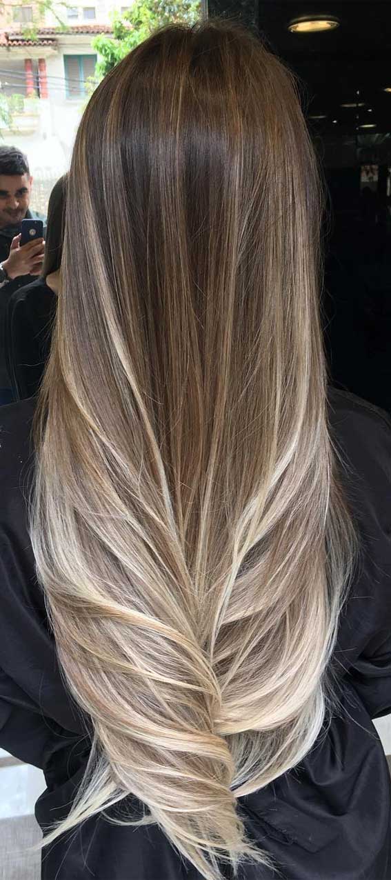 44 The Best Hair Color Ideas For Brunettes Blonde Ombre
