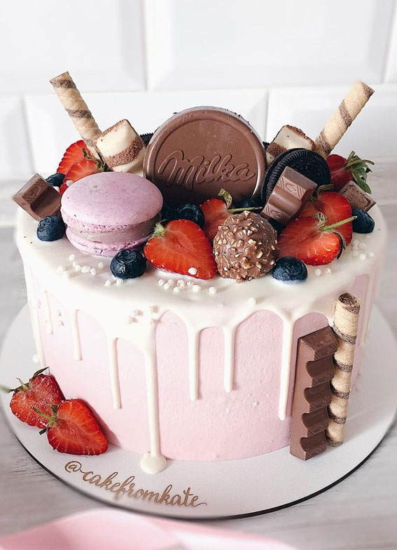 50 Birthday Cake Ideas to Mark Another Year of Joy : Pastel Buttercream Cake