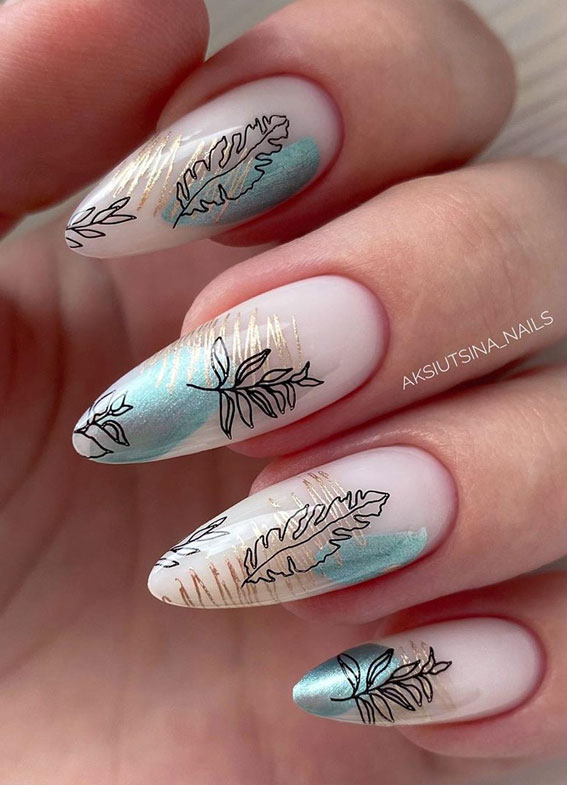 easy abstract nail art designs
