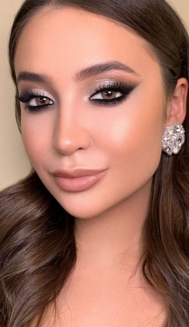 49 Incredibly Beautiful Soft Makeup Looks For Any Occasion Shimmery