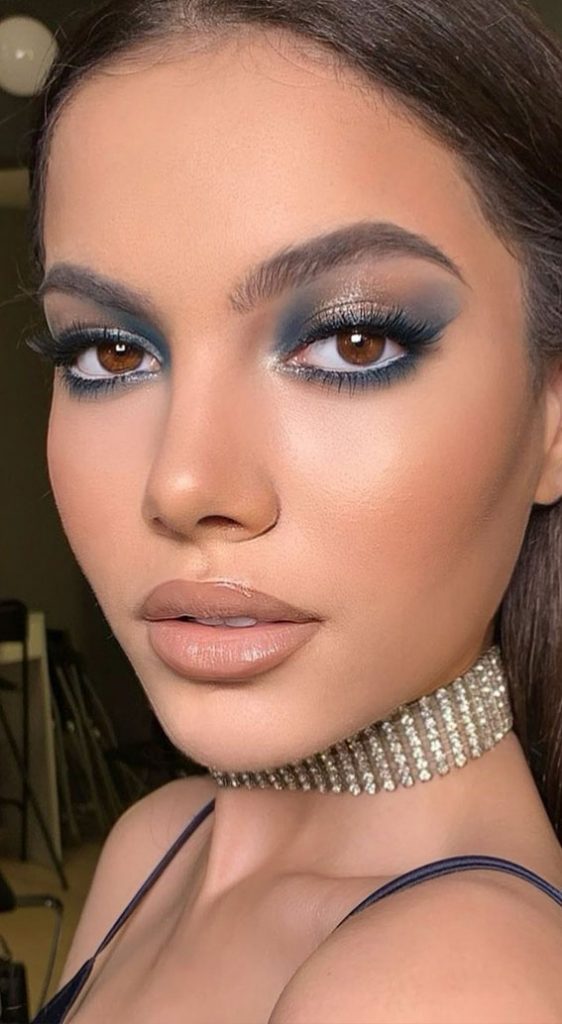 49 Incredibly Beautiful Soft Makeup Looks For Any Occasion Blue And 8468