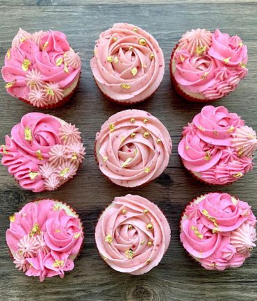 59 Pretty Cupcake Ideas for Wedding and Any Occasion : Pink buttercream ...