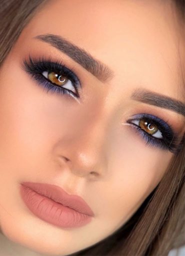 Beautiful Makeup Ideas That Are Absolutely Worth Copying Deep Blue Makeup Look