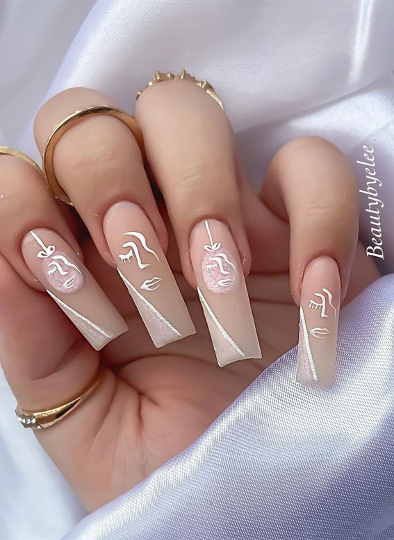 Most Beautiful Nail Designs You Will Love To wear In 2021 : Pink