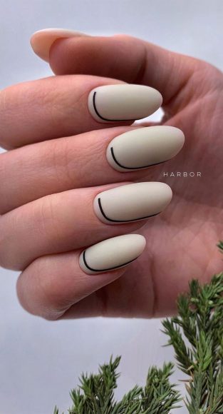 Most Beautiful Nail Designs You Will Love To wear In 2021 : Simple