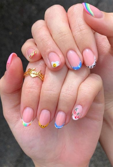 Most Beautiful Nail Designs You Will Love To Wear In 2021 Fun French Tips 7438