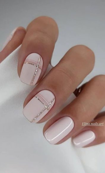 Most Beautiful Nail Designs You Will Love To wear In 2021 : Light pink ...