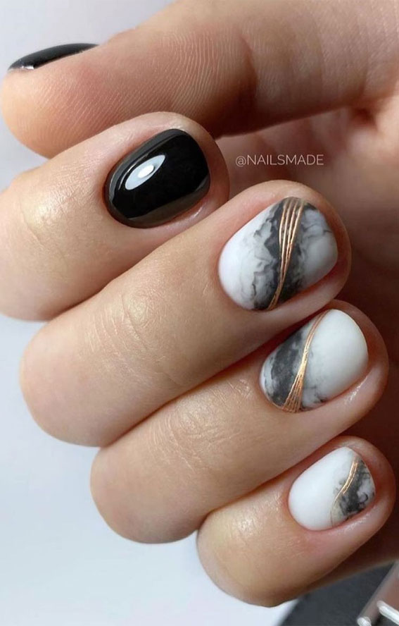 These Will Be the Most Popular Nail Art Designs of 2021 : LV black
