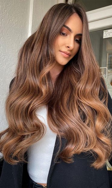 70 Hottest Brown Hair Colour Shades For Stunning Look : Salted Caramel ...