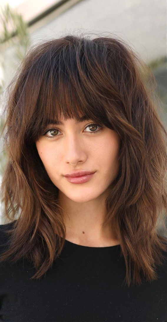 30 Cutest Layered Bangs Thatre Trending in 2023