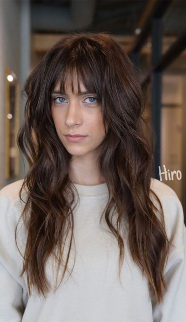 Cute Haircuts & Hairstyles with Bangs – Soft Long Layered Haircut with ...