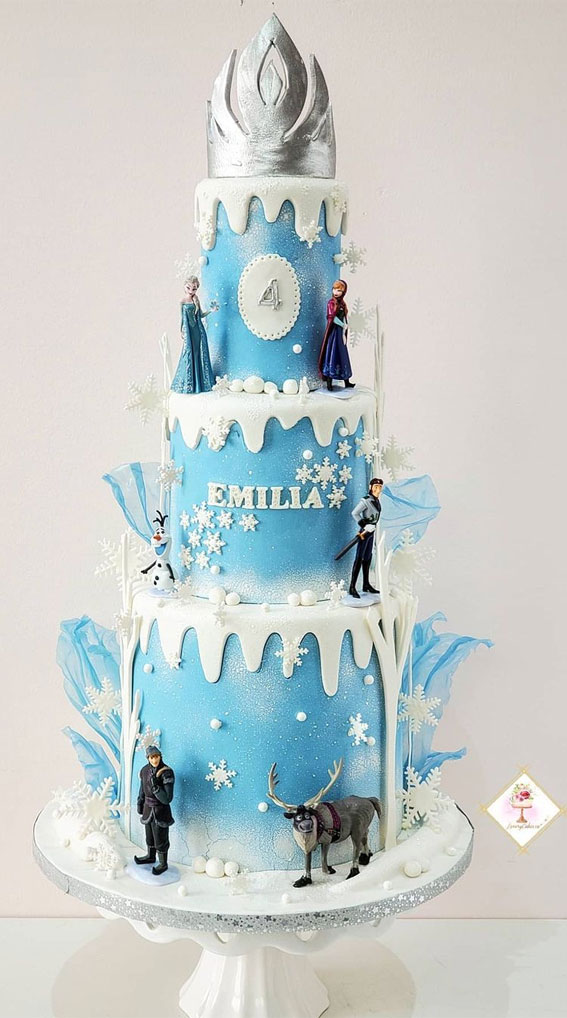 Disney's Frozen birthday cake kit topper featuring Elsa and Anna NEW!!  | eBay