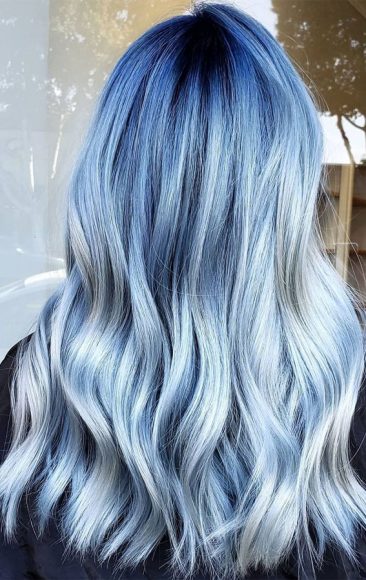 25 Trendy Grey & Silver Hair Colour Ideas for 2021 : Metallic Silver ...