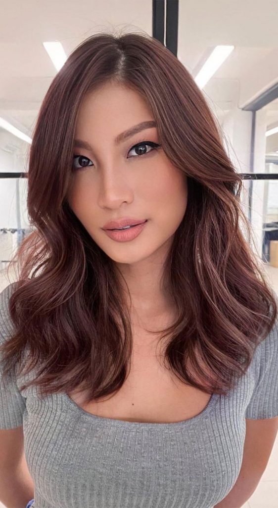 39 Best Autumn Hair Colours & Styles For 2021 Rose Brown French Balayage