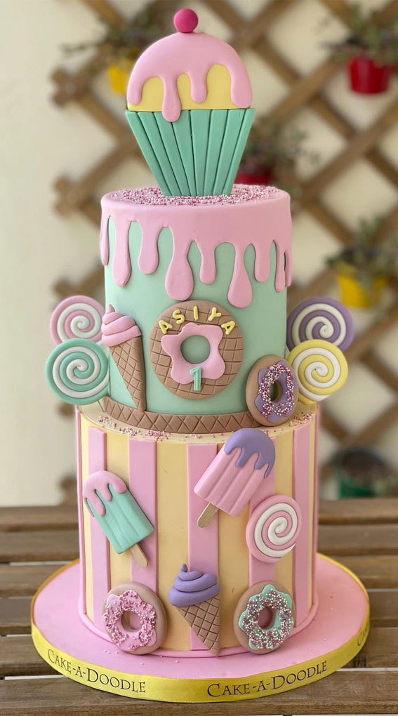 Repeat Design! Candyland Themed Cake - Nisha's Cake Corner | Facebook