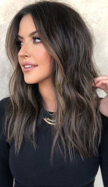 36 Chic Winter Hair Colour Ideas & Styles For 2021 : Rich Chocolate ...