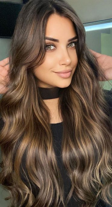 38 Best Hair Colour Trends 2022 That'll Be Big : Dark Chocolate with ...