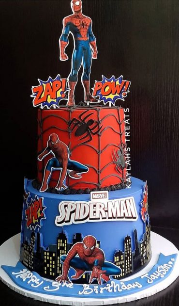 25 Spiderman Birthday Cake Ideas To Thrill Every Child : Tower ...