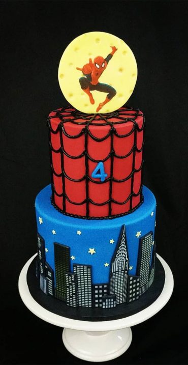 25 Spiderman Birthday Cake Ideas To Thrill Every Child : Chocolate ...