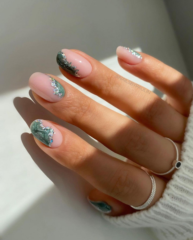 floral nail art, spring nails - SoNailicious