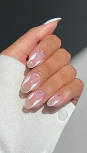 45 Trendy Spring Nails That'll See Everywhere : White Euphoria Inspired ...