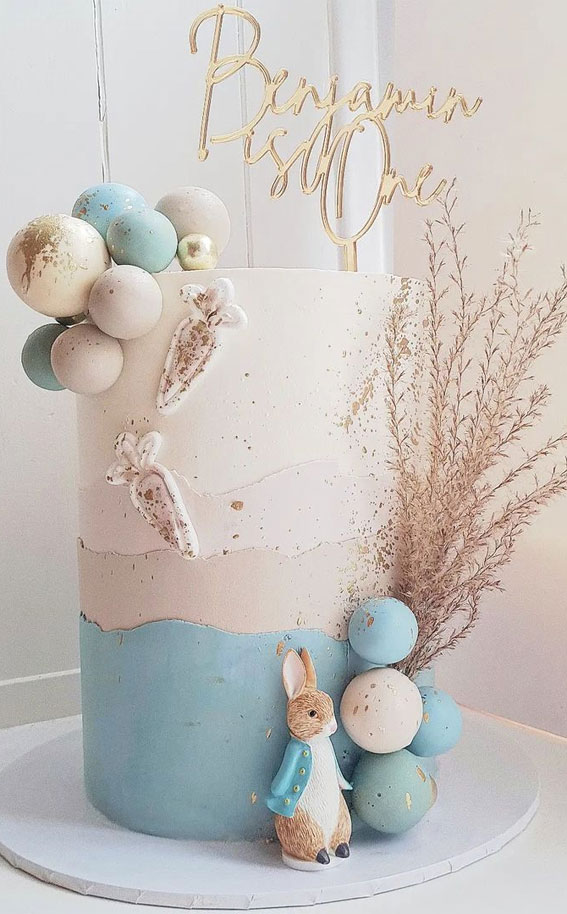 Peter Rabbit 1st Birthday Cake — Skazka Cakes