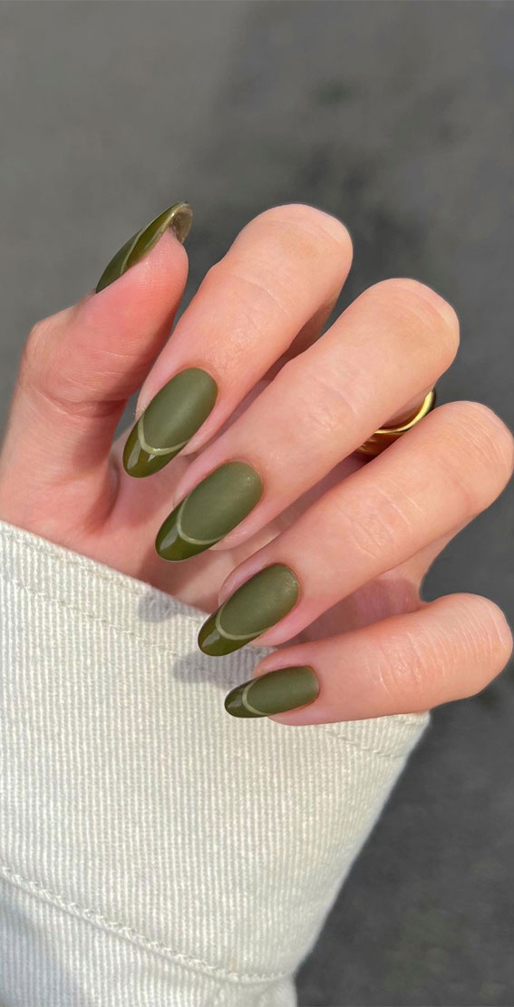 November Nails Designs Green