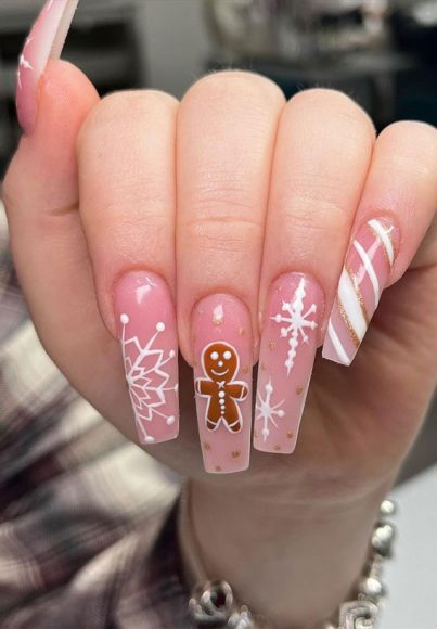 50 Festive Holiday Nail Designs And Ideas Christmas Nails With