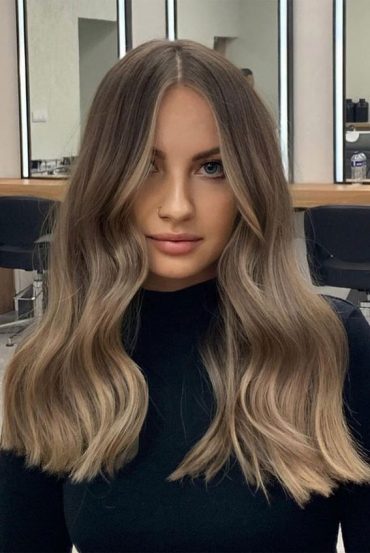 70+ Trendy Hair Colour Ideas & Hairstyles : Mushroom Brown Blonde