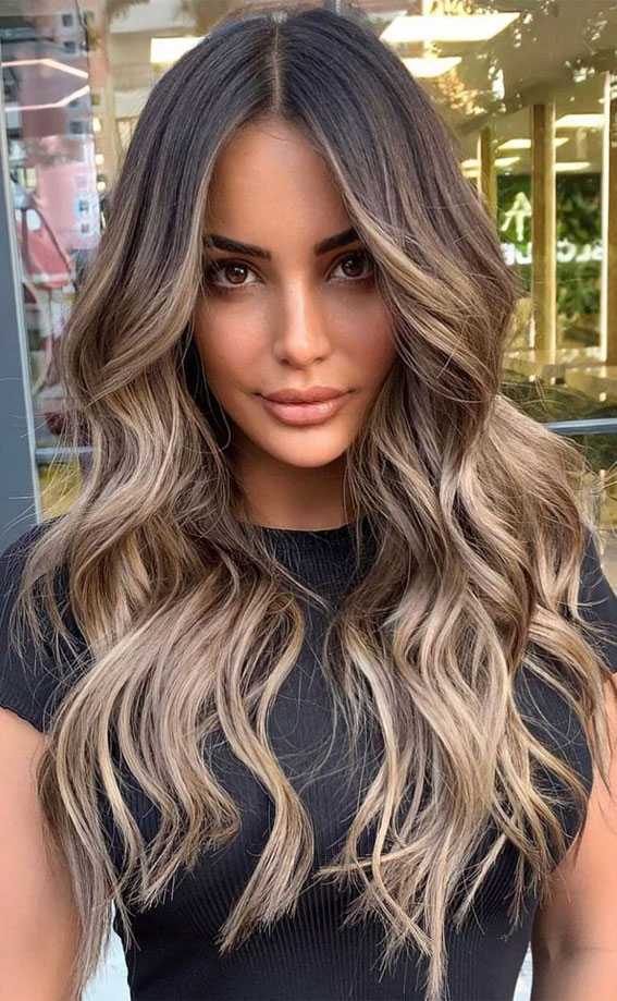 70+ Trendy Hair Colour Ideas & Hairstyles : Ombre Blonde Balayage Brown ...