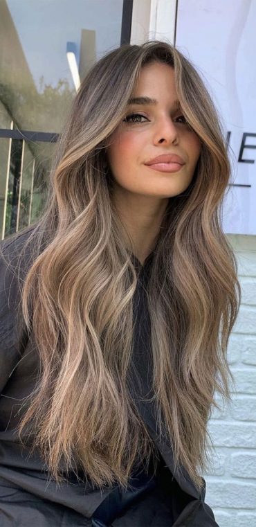 70+ Trendy Hair Colour Ideas & Hairstyles : Brown with Subtle Blonde ...