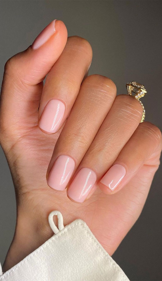 25 Beautiful Neutral Nails To 2023 Naked Pink Nails
