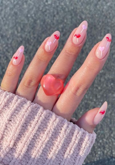 35 Best Valentines Day Nail Designs In 2023 Sweet Candy Nails