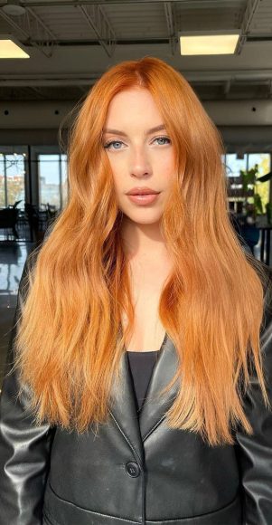 50+ Ways To Wear Spring's Best Hair Colours : Bright Copper Orange