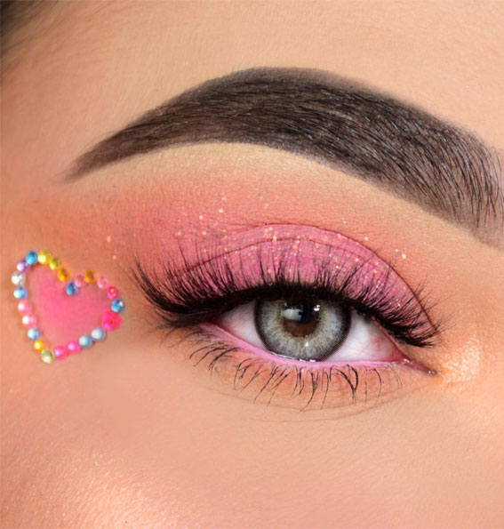 pink eyeshadow tutorial