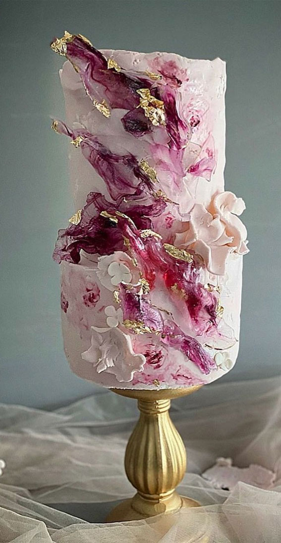 33 Edible Flower Cakes That're Simple But Outstanding : Freeze-Dried  Organic Flowers
