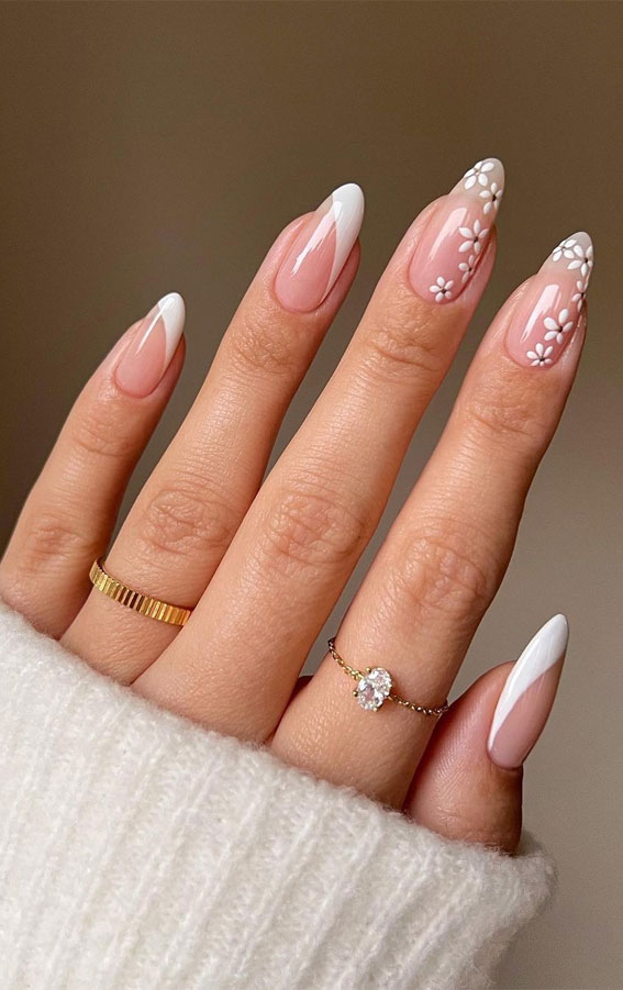 DIY: Traditional Wedding Nail Art Using Engagement Ring by James Allen -  YouTube