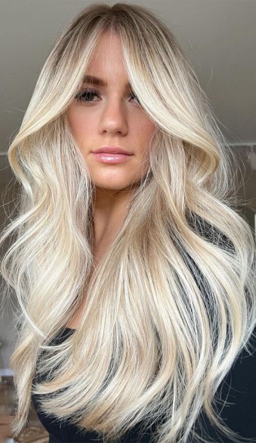 50 Cute Summer Hair Colours : Shimmer Blonde