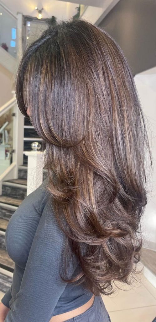 57 Cute Hair Colours and Hairstyles : Milk Chocolate Layers