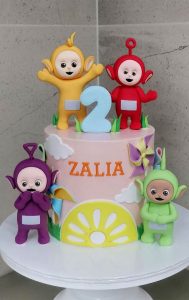 30 Cute Teletubbies Cake Ideas : Teletubbies Cake for 2nd Birthday