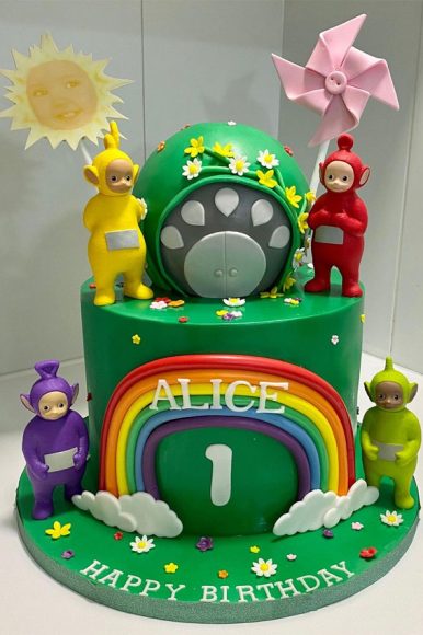 Cute Teletubbies Cake Ideas Teletubbies Cake For St Birthday My Xxx Hot Girl