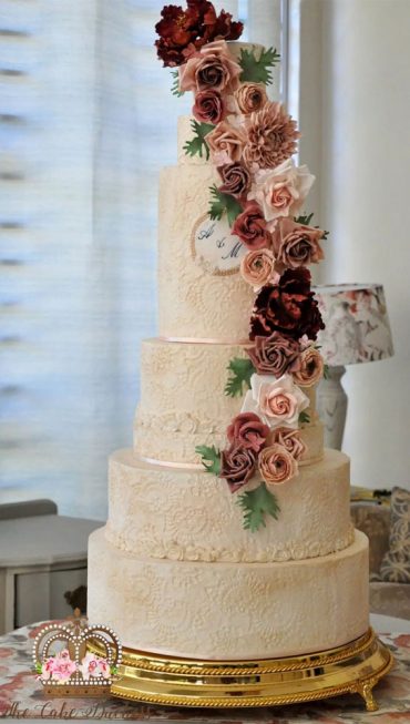 Beautiful 50+ Wedding Cakes to Suit Different Styles : Lace, Vintage ...