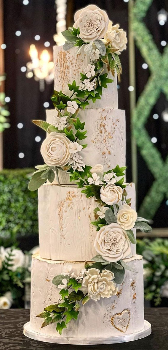 The 50 Most Beautiful Wedding Cakes - Five Tier Elegant Wedding Cake