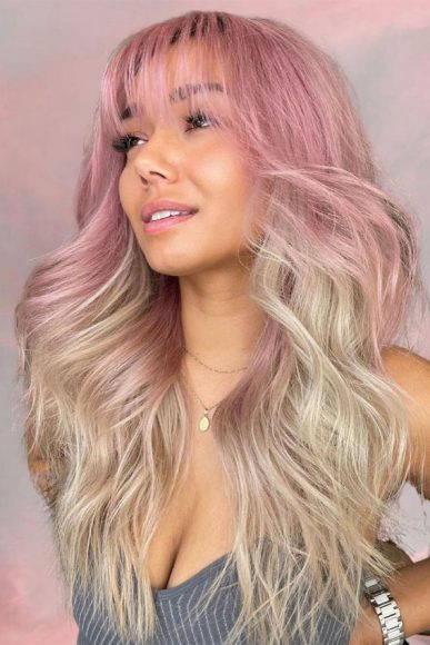 25 Creative Hair Colour Ideas To Inspire You Pink And Blonde 