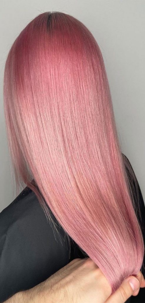 25 Creative Hair Colour Ideas To Inspire You Powder Pink 