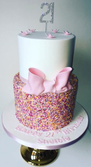 Celebrating 21 Years of Life with these Cake Ideas : Sprinkle + Minnie ...